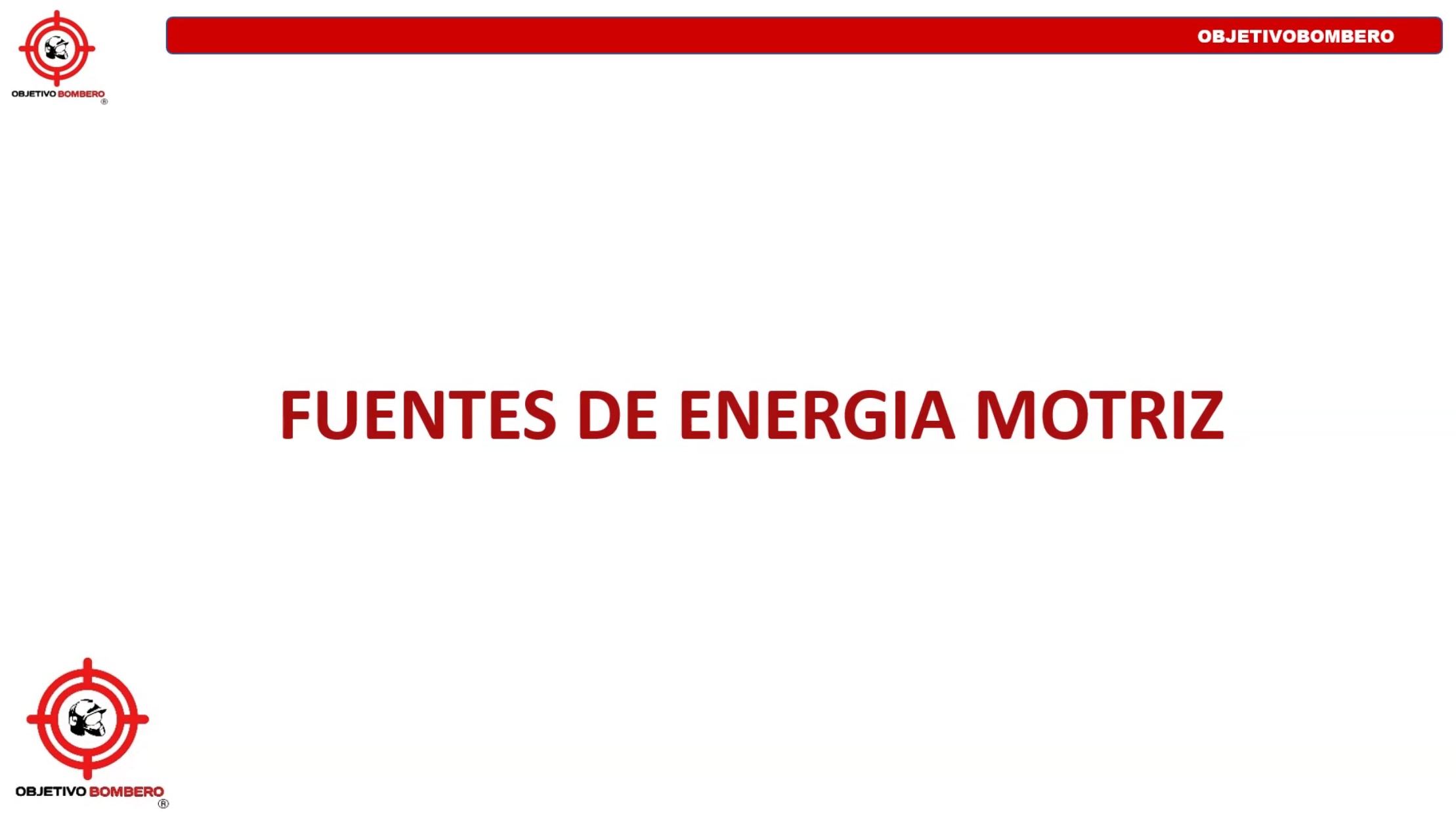 Curso Rescate Accidentes Tráfico. Fuentes de Energía Motriz